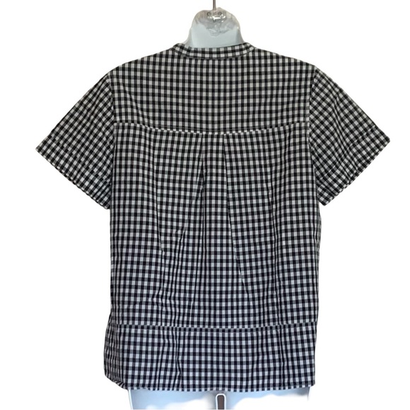 J.Crew Gingham Popover Top Size 6 - Picture 3 of 7